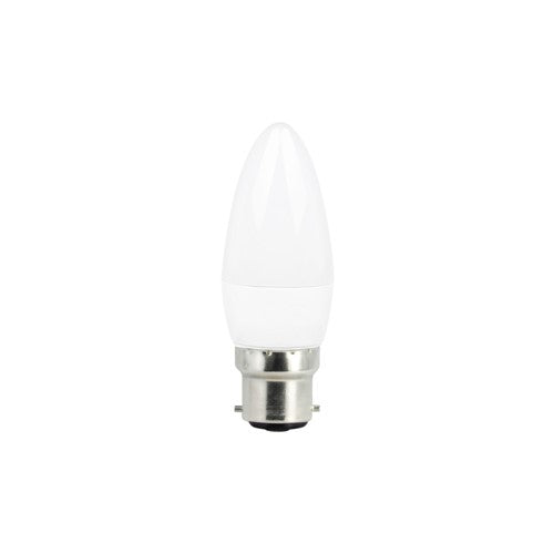 Integral LED Candle Bulb B22 250Lm 2.2W 4000K Non-Dimm 280 Beam Frosted Integral  - ILCANDB22NE080