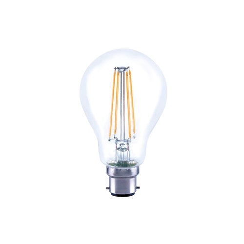 Integral LED Omni Filament Gls Bulb B22 1055Lm 8.5W 4000K Non-Dimm 320 Beam Clear Full Glass Integral  - ILGLSB22NE128