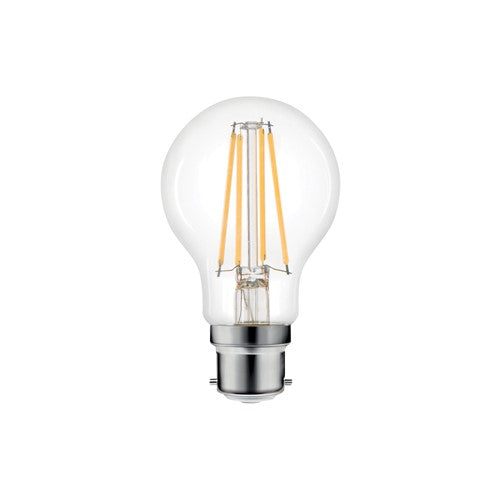 Integral LED Omni Filament Gls Bulb B22 1055Lm 9.5W 4000K Dimmable 320 Beam Clear Full Glass Integral  - ILGLSB22DE140