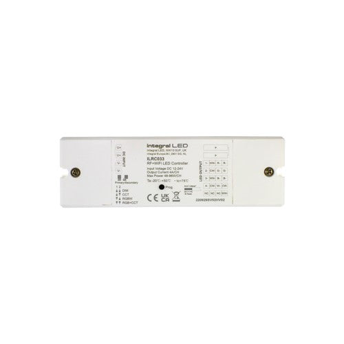 Integral LED Wifi & Rf Universal Receiver App Controlled Rgb+Cct 12-24V Constant Voltage 240W(12V) And 480W(24V)  - ILRC033