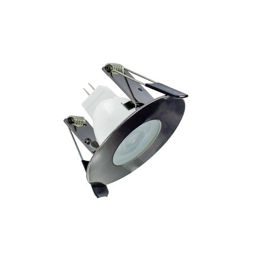 Integral LED Evofire Mini Fire Rated Downlight 45Mm Cutout Ip65 Black Chrome Round Integral  - ILDLFR45D051