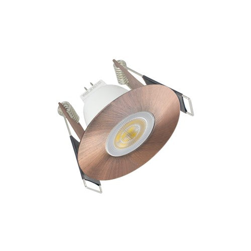 Integral LED Evofire Mini Fire Rated Downlight 45Mm Cutout Ip65 Copper Round Integral  - ILDLFR45D043