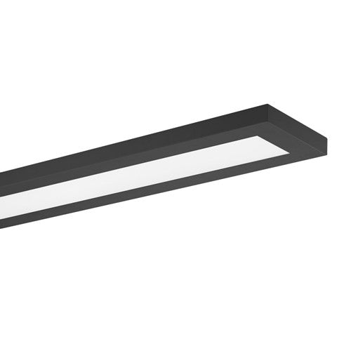 Integral LED Lineal Suspended Office Direct/Indirect 5Ft Emergency Wattage Switchable 28W/50W Cct Switchable 3000K/4000K/5000K 90º 110Lm/W Dali Dimmable Black  - ILSOA018