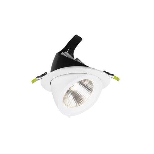 Integral LED Accentplus Scoop Adjustable Downlight 30W 3450Lm 115Lm/W 3000K Cri90 185Mm Cutout 36 Beam White 220-240V - Non-Dimm  - ILDL185SC011