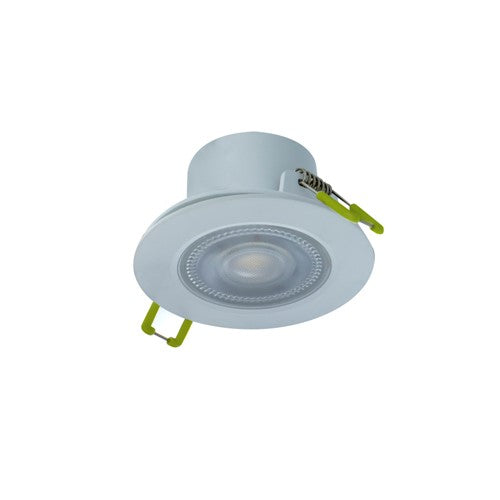 Integral LED Compact Eco Led Downlight Ip65 Fixed 5.5W 550Lm 3000/4000/6500K Switchable Cct 100Lm/W 38 Deg Beam Dimmable 68Mm Cut Out  - ILDL68G003