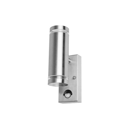 Integral LED Outdoor Stainless Steel Up And Down Wall Light Pir Ip54 2Xgu10 Steel Integral  - ILDED047