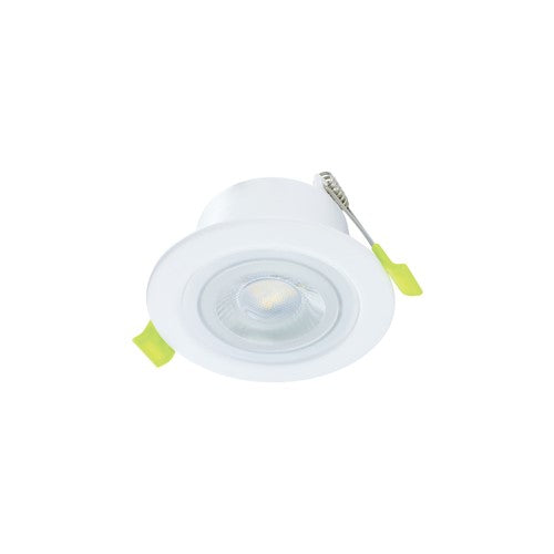 Integral LED Ecoguard Fire Rated Downlight Fast Connect 65Mm Cutout Ip65 600Lm 5W 3000/4000/5000K 38 Beam Dimmable 120Lm/W White Integral  - ILDLFR65M003