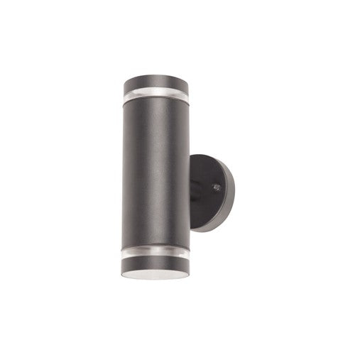 Integral LED Outdoor Stainless Steel Up And Down Wall Light Ip65 2Xgu10 Anthracite Grey Integral  - ILDED060