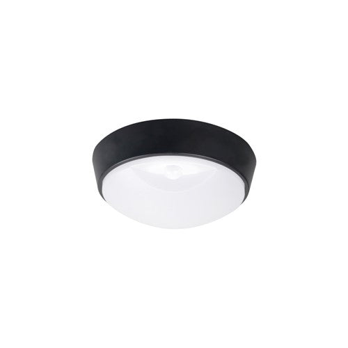 Integral LED Tough Shell Compact Circular Pir Bulkhead 215Mm Dia 10W 1100Lm 3000/4000/6000K Switchable Cct Ip65 Ik10 100Lm/W Inluding White And Black Bezels Integral Led  - ILBHP001