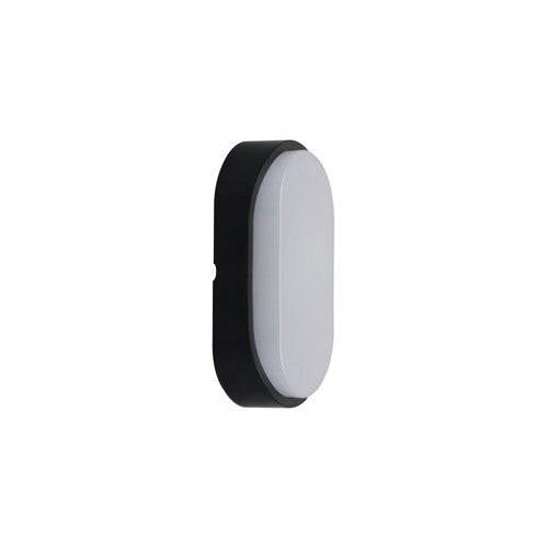 Integral LED Tough Shell Compact Oval Bulkhead 213X120Mm 10W 1100Lm 3000/4000/6000K Switchable Cct Ip65 Ik10 100Lm/W Inluding White And Black Bezels Integral Led  - ILBHP004