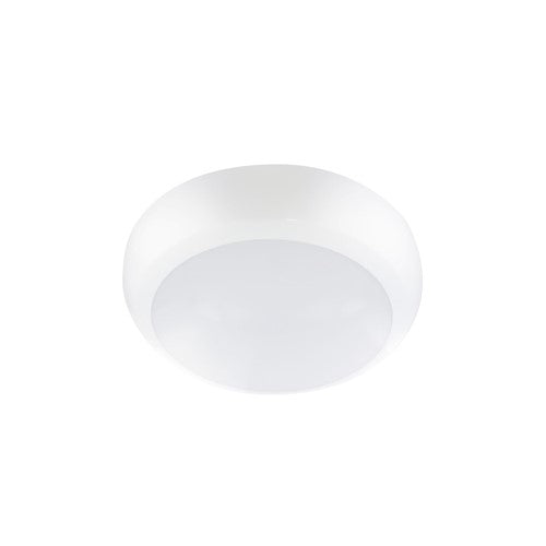 Integral LED Tough Shell Pro Bulkhead Emergency 3Hr 325Mm Dia Ip65 8/12/16W 3000/4000/6000K Ik10 110 Beam Non-Dimm White 120Lm/W  - ILBHA071