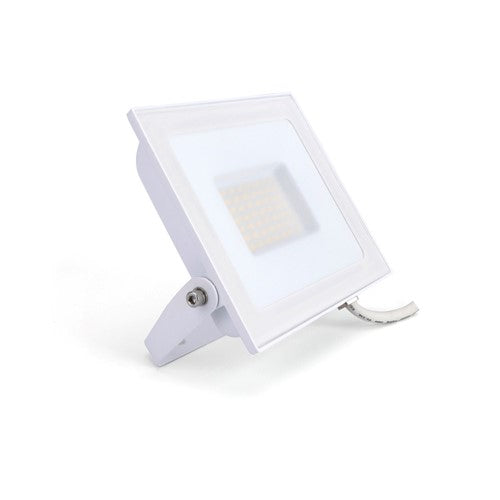 Integral LED Compact Slim Floodlight 50W 5000Lm 4000K 120 Beam 100Lm/W Ip65 Ik08 Integral Led White  - ILFLE022