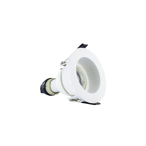 Integral LED Evofire Fire Rated Downlight 70Mm Cutout Ip65 White Recessed +Gu10 Holder Integral  - ILDLFR70E001