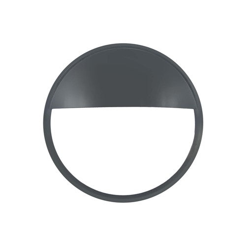 Integral LED Tough Shell Compact Bulkhead 215Mm Dia Anthracite Grey Circular Eyelid Accessory  - ILBHPA015