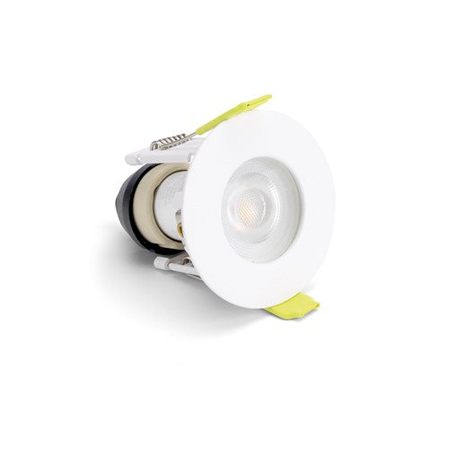 Integral LED Evofire Mini Fire Rated Downlight Ip65 43Mm Cutout 55Mm Dia White Finish Includes Gu10 Holder  - ILDLFR43D060