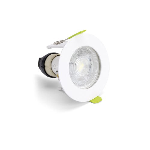 Integral LED Evofire Fire Rated Downlight Ip65 60Mm Cutout 72Mm Dia White Finish Includes Gu10 Holder  - ILDLFR60D104