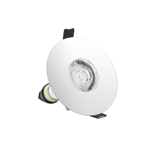 Integral LED Evofire Fire Rated Downlight 70-100Mm Cutout Ip65 Polished Chrome Round +Gu10 Holder Integral  - ILDLFR70D021