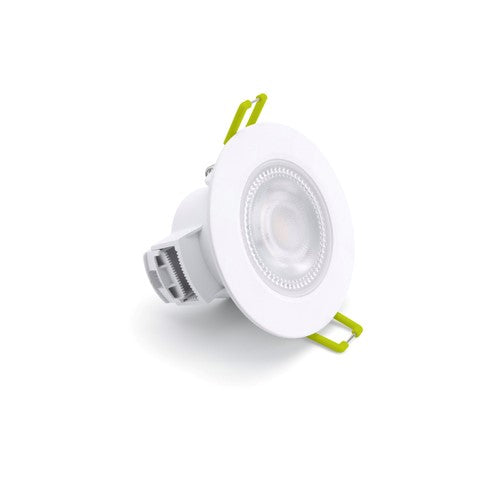 Integral LED Compact Eco Led Downlight Ip65 Fixed Dim2Warm/Cctswitch 5.5W 550Lm 1800K To 2700K 100Lm/W 38 Deg Beam Dimmable 68Mm Cut Out  - ILDL68G013