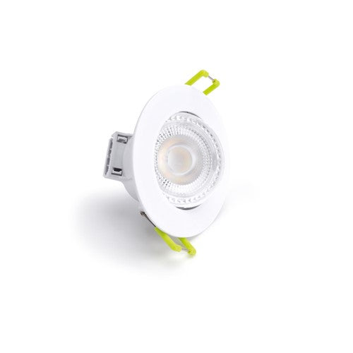 Integral LED Compact Eco Led Downlight Ip44 30 Deg Tiltable Tuya Rgbw 4.8W 360Lm Rgb/2700 To 6500K 75Lm/W 60 Deg Beam Dimmable 68Mm Cut Out  - ILDL68G012