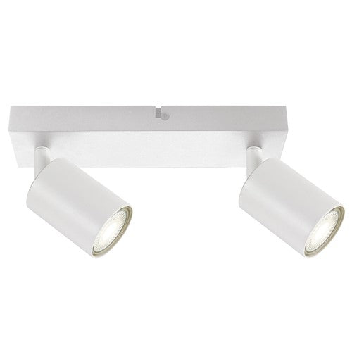 Integral LED Siena Indoor Ceiling Light 2 Way Gu10 Spotlight Bar Ip20 White Integral  - ILDIA021