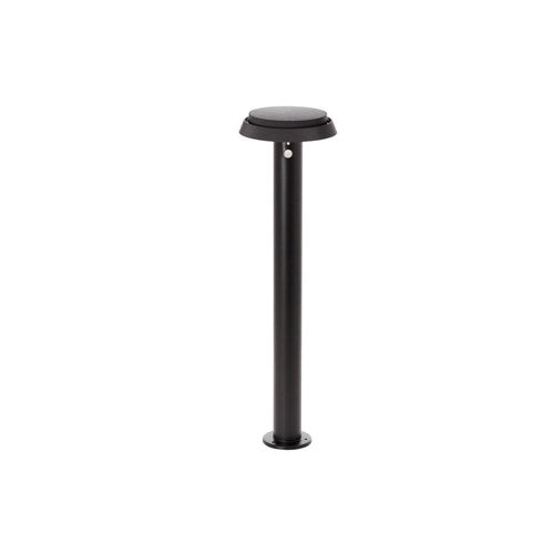 Integral LED True Solar Outdoor Bollard Light 700Mm Ip65 Adjustable 40/220/340Lm 6W Cct Adjustable 3/4/6500K Black Integral  - ILSBDB009