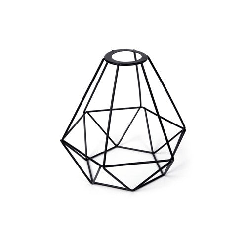 Integral LED Indoor Pendant Diamond Lampshade Cage Ip20 Black Integral  - ILDIB035