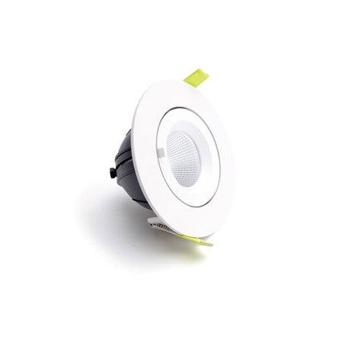 Integral LED Accentplus Scoop Adjustable Downlight 125Mm Cutout 2420Lm 22W 3000K 110Lm/W Cri90 36 Beam White 36Vdc 600Ma - No Driver  - ILDL125SC003