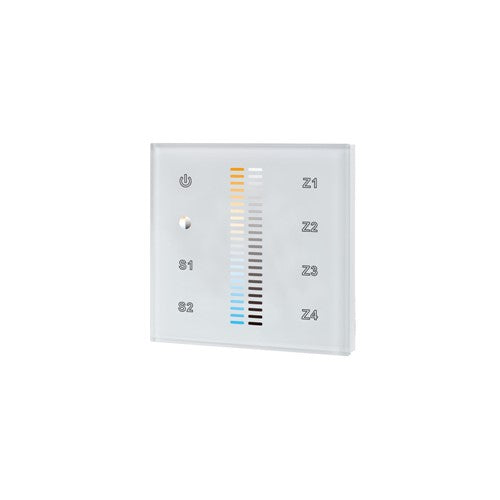 Integral LED Rf Wall Mount Touch Remote Colour Temperature Chnage 4 Zone 100-240 Ac Input White Integral  - ILRC021