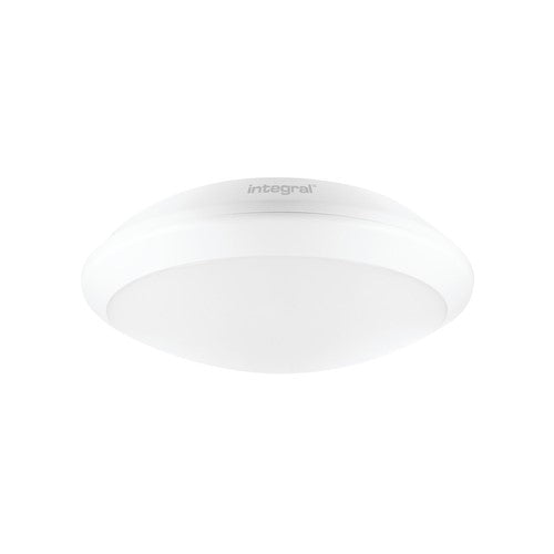 Integral LED Tough Shell+ Bulkhead 350Mm Dia Ip66 2500Lm 24W 4000K Ik10 120 Beam Non-Dimm White 104Lm/W Integral  - ILBHA037