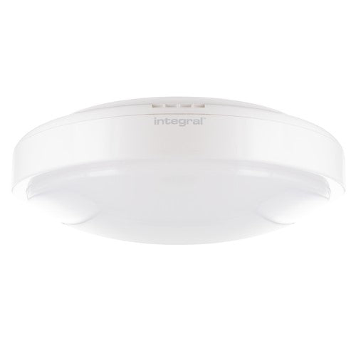 Integral LED Tough Shell Bulkhead 350Mm Dia Ip44 1750Lm 24W 4000K Ik09 200 Beam Non-Dimm 72Lm/W Integral  - ILBHA003