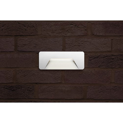 Integral LED Outdoor Decorative Wall Light Pathlux Brick Ip65 160Lm 3W 3000K Down Light White Integral  - ILBLA019