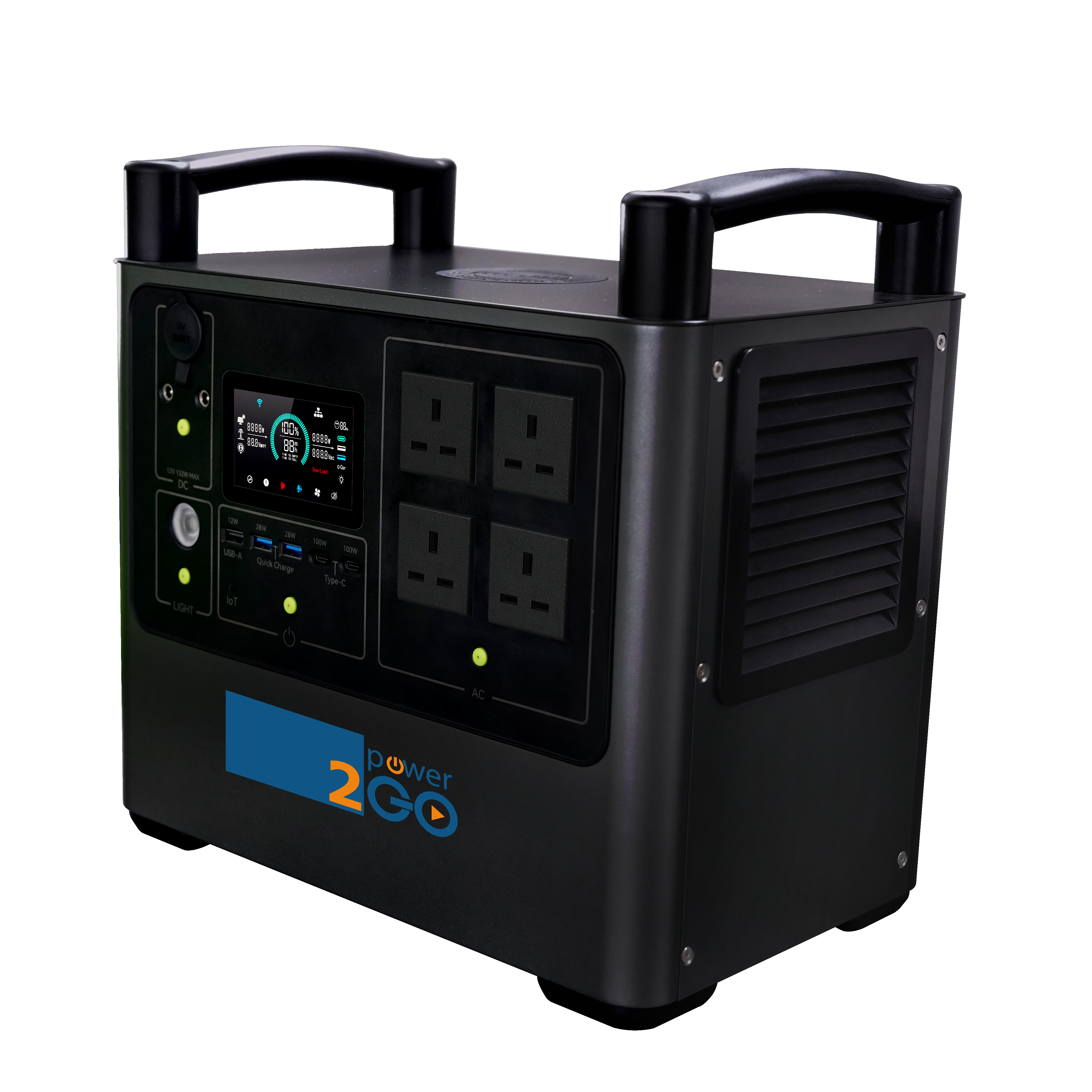 Power2Go PTG-PS-2000P-UK 2000Pro PORTABLE POWER STATION