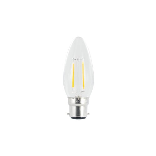 Integral LED Omni Filament Candle Bulb B22 250Lm 2.0W 2700K Non-Dimm 320 Beam Integral  - ILCANDB22NC002