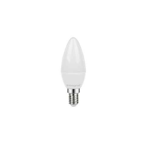 Integral LED Candle Bulb E14 250Lm 2.2W 2700K Non-Dimm 280 Beam Frosted Integral  - ILCANDE14NC006