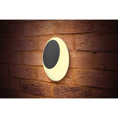 Integral LED Outdoor Decorative Wall Light Geolux Ip65 600Lm 13W 3000K Omni Directional Dark Grey Integral  - ILDEA002