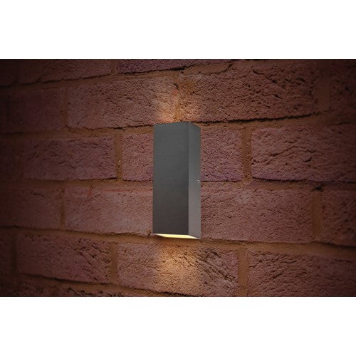 Integral LED Outdoor Decorative Wall Light Pablo Ip54 300Lm 8W 3000K Up/Down Light Dark Grey Integral  - ILDEA010