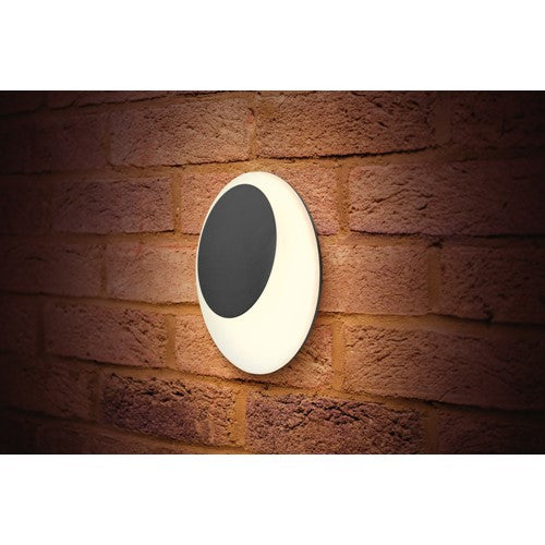 Integral LED Outdoor Decorative Wall Light Geolux Ip65 620Lm 13W 4000K Omni Directional Dark Grey Integral  - ILDEA021