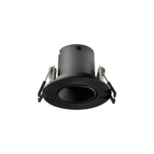 Integral LED Mini Tiltable Downlight 50Mm Cutout 3.3W 155Lm 47Lm/W 3000K 15 Beam Non-Dim Finish-F Black Integral  - ILDL50J006