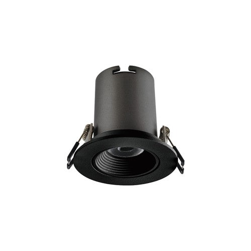 Integral LED Hi-Brite Tiltable Downlight 60Mm Cutout 9W 715Lm 82Lm/W 3000K 30 Beam Non-Dimm Finish-F Black Integral  - ILDL60K010