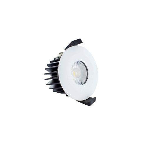 Integral LED Low-Profile Fire Rated Downlight 70-75Mm Cutout Ip65 510Lm 6W 3000K 38 Beam Dimmable 85Lm/W White Integral  - ILDLFR70B001