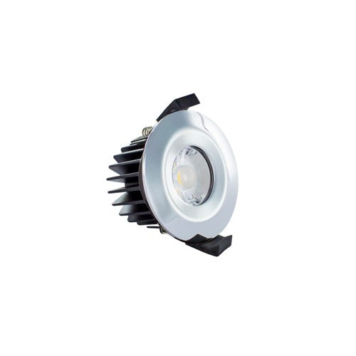 Integral LED Low-Profile Fire Rated Downlight 70-75Mm Cutout Ip65 430Lm 6W 3000K 38 Beam Dimmable 72Lm/W Polished Chrome Integral  - ILDLFR70B008