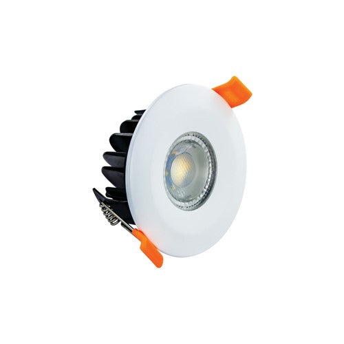 Integral LED Warmtone Fire Rated Downlight 70Mm Cutout 450Lm 6W 2200-3000K 38 Beam Dimmable 75Lm/W White Integral  - ILDLFR70G001