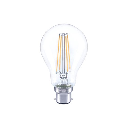 Integral LED Omni Filament Gls Bulb B22 806Lm 5.9W 2700K Dimmable 330 Beam Clear Full Glass  - ILGLSB22DC055