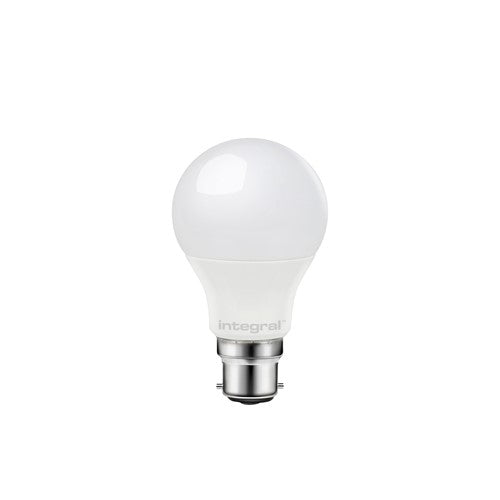 Integral LED Gls Bulb B22 806Lm 8.8W 2700K Dimmable 220 Beam Frosted Integral  - ILGLSB22DC083