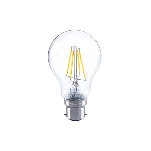 Integral LED Omni Filament Gls Bulb B22 1055Lm 9.5W 2700K Dimmable 320 Beam Clear Full Glass Integral  - ILGLSB22DC060