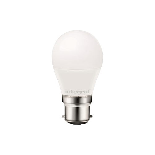 Integral LED Golf Ball Bulb B22 806Lm 6.5W 2700K Non-Dimm 240 Beam Frosted Integral  - ILGOLFB22NC041