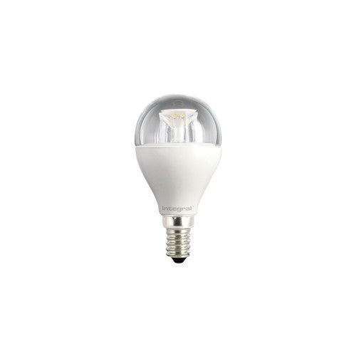 Integral LED Golf Ball Bulb E14 470Lm 4.9W 2700K Non-Dimm 220 Beam Clear Integral  - ILGOLFE14NC012