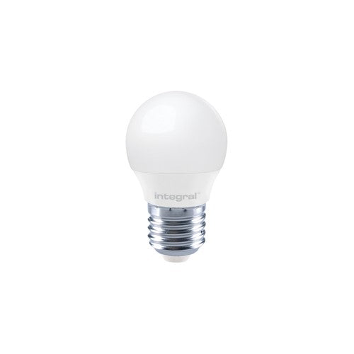 Integral LED Golf Ball Bulb E27 470Lm 4.2W 2700K Dimmable 240 Beam Frosted Integral  - ILGOLFE27DC043