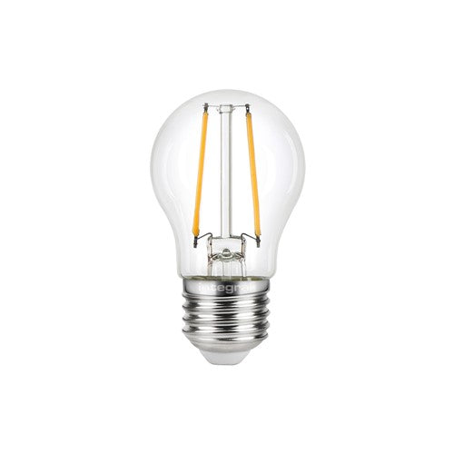 Integral LED Omni Filament Golf Ball Bulb E27 250Lm 1.8W 2700K Non-Dimm 320 Beam Clear Integral  - ILGOLFE27NC001