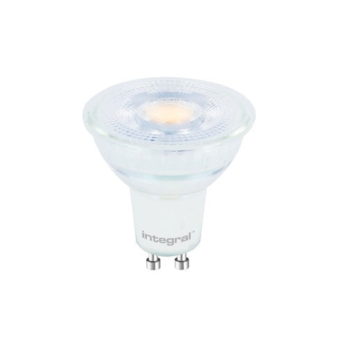 Integral LED Glass Gu10 Bulb 400Lm 3.6W 2700K Non-Dimm 36 Beam Integral  - ILGU10NC083